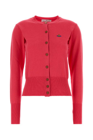 Fuchsia cotton blend Bea cardigan VIVIENNE WESTWOOD (1803002PY001V)