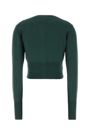 Dark green cotton blend Bea cardigan VIVIENNE WESTWOOD (1803002UY001V)
