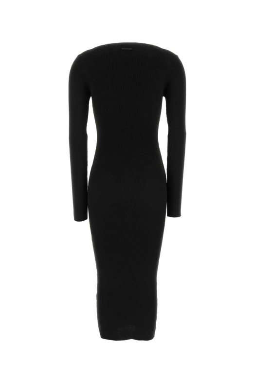 Black polyester blend dress Black FEAR OF GOD ESSENTIAL (192HO259021FW)