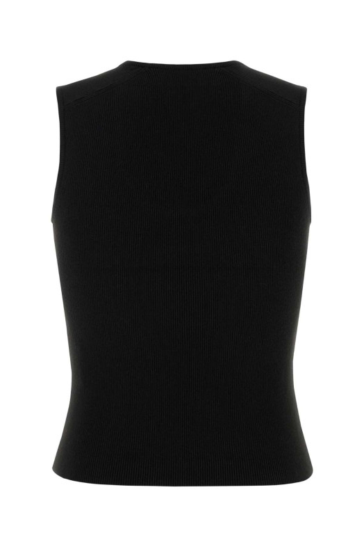 Black polyester blend tank top Black FEAR OF GOD ESSENTIAL (192HO259241FW)