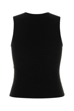 Black polyester blend tank top Black FEAR OF GOD ESSENTIAL (192HO259251FW)