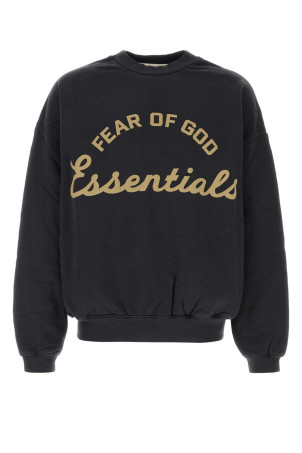 Slate cotton oversize sweatshirt Gray FEAR OF GOD ESSENTIAL (192SP264451F)