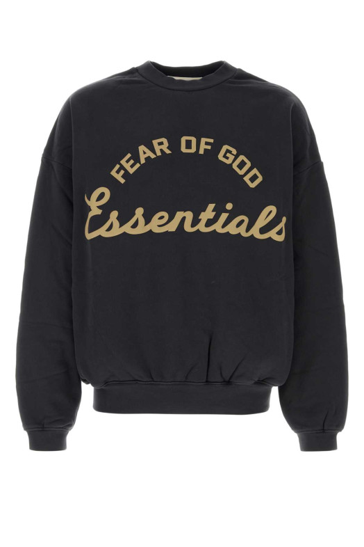 Slate cotton oversize sweatshirt Gray FEAR OF GOD ESSENTIAL (192SP264451F)