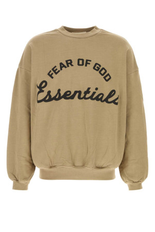 Beige cotton oversize sweatshirt FEAR OF GOD ESSENTIAL (192SP264452F)