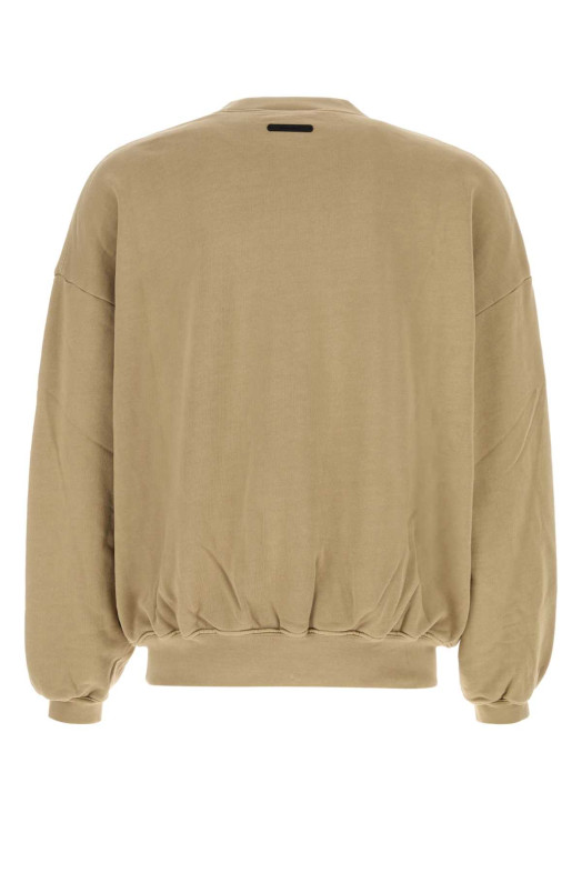 Beige cotton oversize sweatshirt FEAR OF GOD ESSENTIAL (192SP264452F)