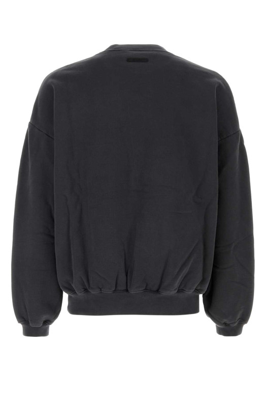 Slate cotton oversize sweatshirt Gray FEAR OF GOD ESSENTIAL (192SP266591F)