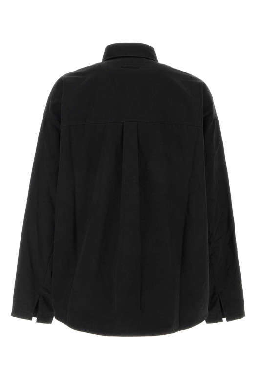 Slate cotton oversize shirt Black FEAR OF GOD ESSENTIAL (192SP266951F)