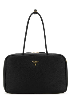 Black leather shoulder bag PRADA (1BB128VONO2DKV)