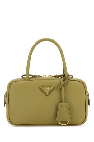 Sage green leather handbag PRADA (1BB1522CYS)