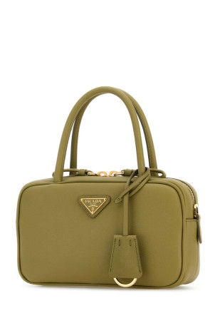 Sage green leather handbag PRADA (1BB1522CYS)