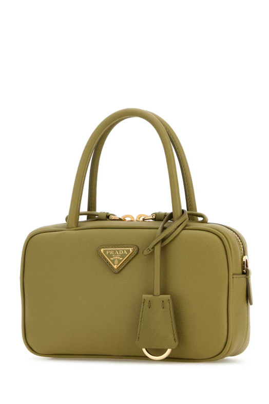 Sage green leather handbag PRADA (1BB1522CYS)