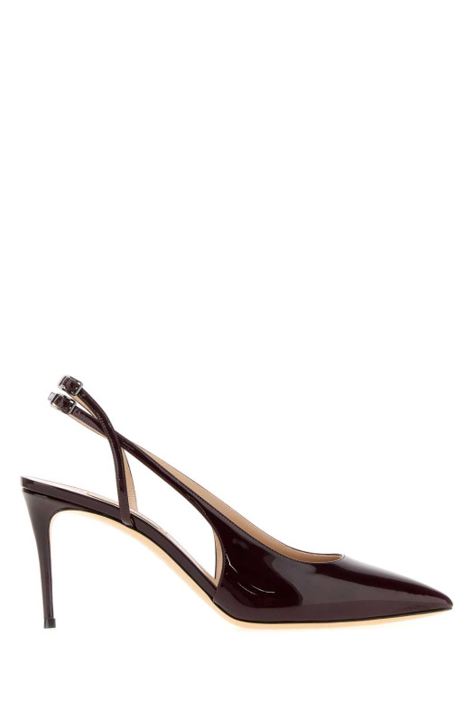 Burgundy leather Chanel pumps CASADEI (1G669B0801TIFFA3812)