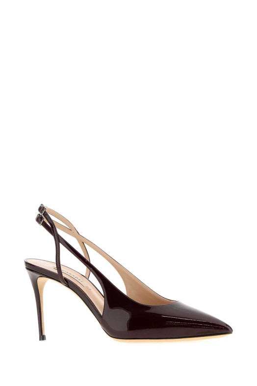 Burgundy leather Chanel pumps CASADEI (1G669B0801TIFFA3812)