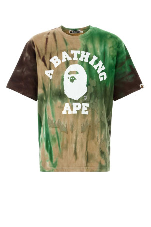 Multicolor cotton oversize t-shirt Green BAPE (1K70109010)
