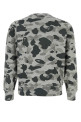 Printed cotton sweatshirt Gray BAPE (1K80113005)
