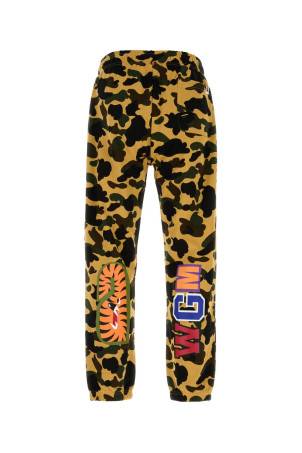 Printed cotton joggers Yellow BAPE (1K80152008)