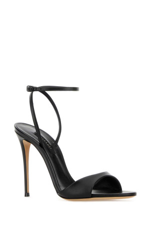 Black leather Minorca sandals Black CASADEI (1L293J1001MINOR9000)
