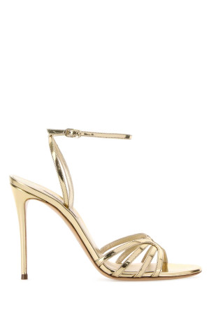 Gold leather Interstellar sandals CASADEI (1L420B1001INTER1100)