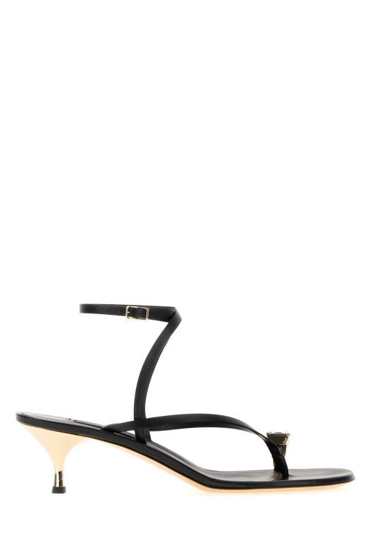 Black leather thong sandals CASADEI (1N254B0501C3025)