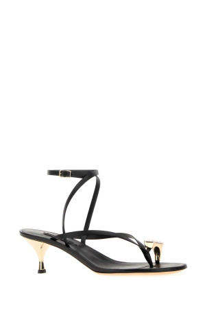 Black leather thong sandals CASADEI (1N254B0501C3025)