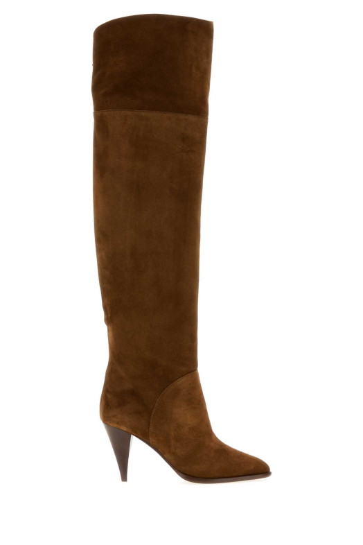 Brown suede boots CASADEI (1T094C0801NOMAD2608)