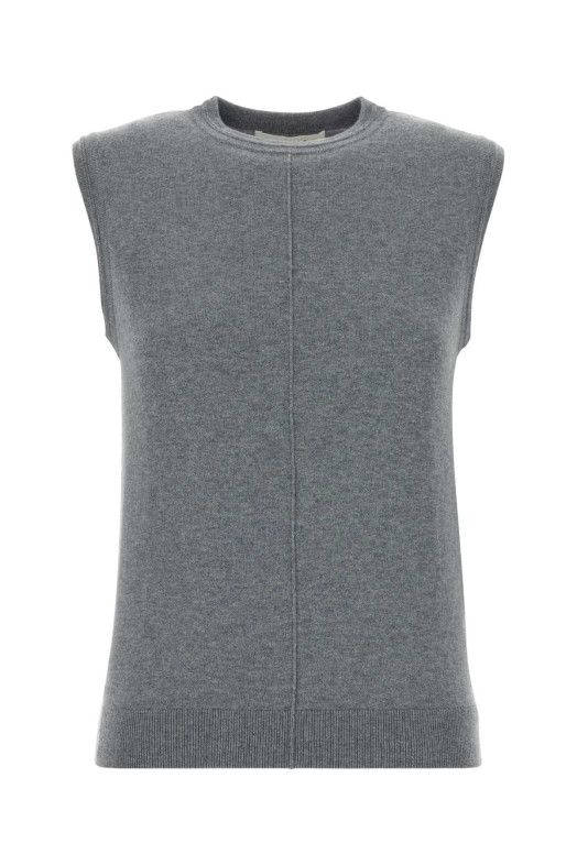 Grey cotton blend Agna vest LISA YANG (2026422)