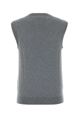 Grey cotton blend Agna vest LISA YANG (2026422)
