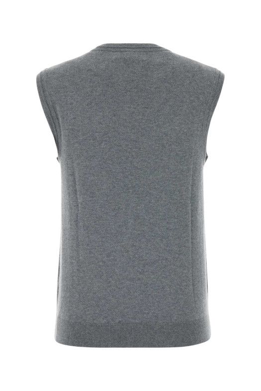 Grey cotton blend Agna vest LISA YANG (2026422)