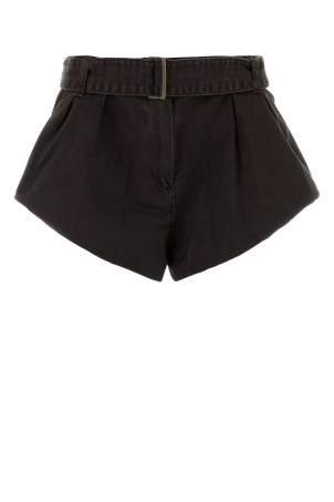 Chocolate denim shorts Brown MAGDA BUTRYM (209726)