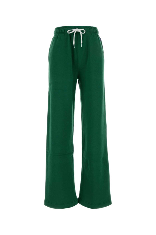 Green cotton blend joggers Purple POLO RALPH LAUREN (211977959)