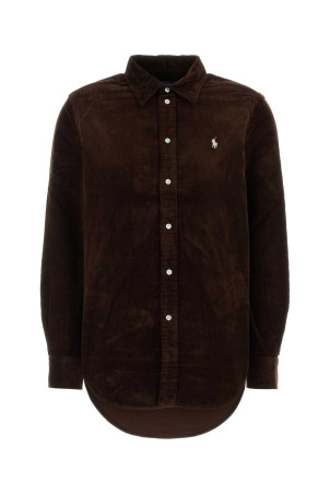 Chocolate corduroy shirt White POLO RALPH LAUREN (211A93203)