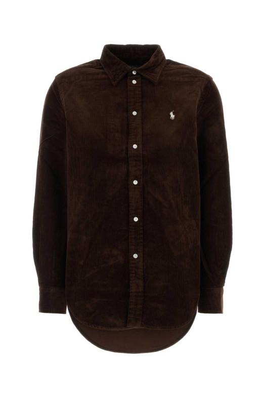 Chocolate corduroy shirt White POLO RALPH LAUREN (211A93203)