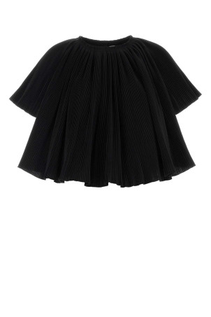 Black polyester blend top CO (2156OPNPS26)