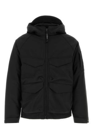Black stretch polyester jacket Black C.P. COMPANY (21CMOW004A006097A)