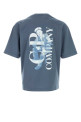 Denim blue cotton t-shirt C.P. COMPANY (21CMTS209A110579W)