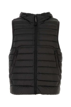 Black nylon sleeveless down jacket Black C.P. COMPANY (21CMVE014A110416A)