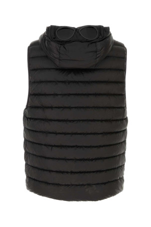 Black nylon sleeveless down jacket Black C.P. COMPANY (21CMVE014A110416A)