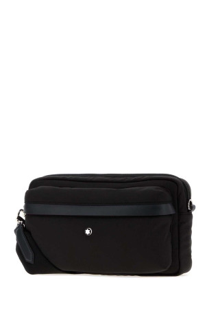 Black canvas crossbody bag MONTBLANC (222907)