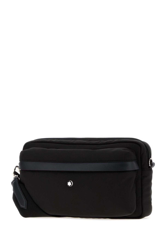 Black canvas crossbody bag MONTBLANC (222907)