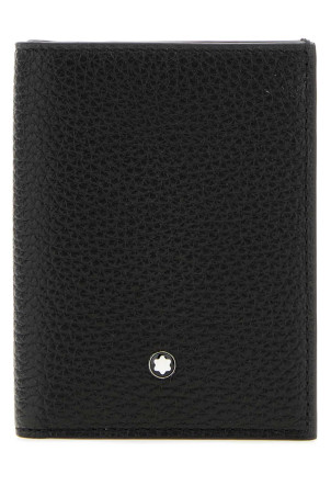 Black leather wallet MONTBLANC (222995)