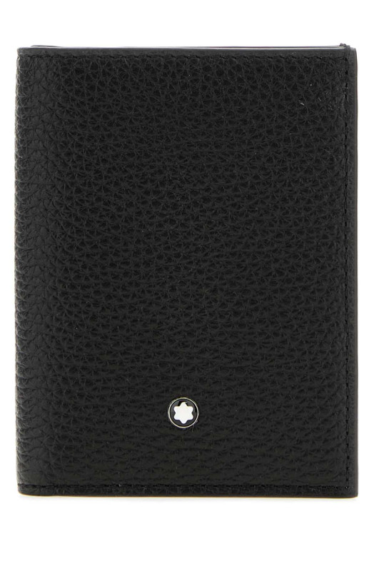 Black leather wallet MONTBLANC (222995)