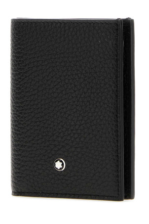 Black leather wallet MONTBLANC (222995)