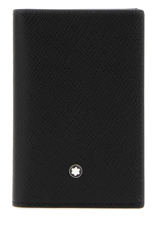 Black leather card holder MONTBLANC (223041)
