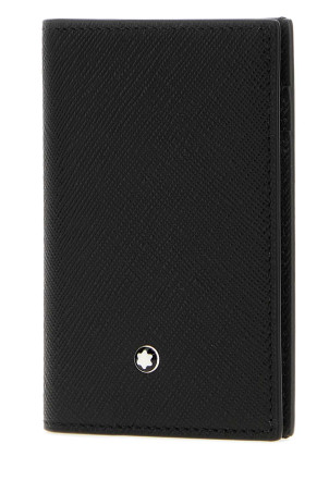 Black leather card holder MONTBLANC (223041)