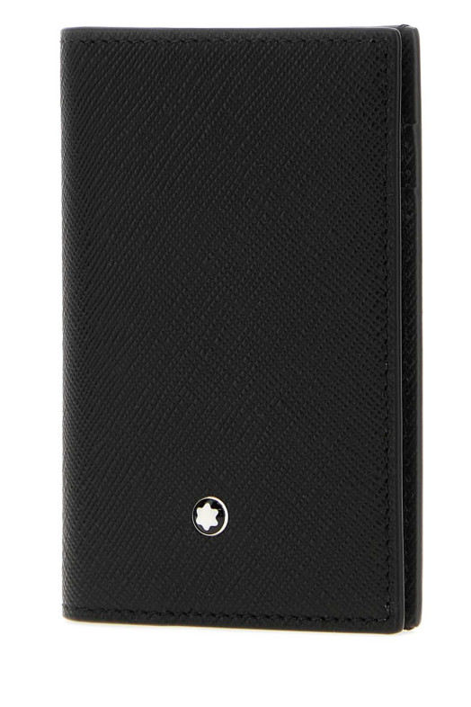 Black leather card holder MONTBLANC (223041)