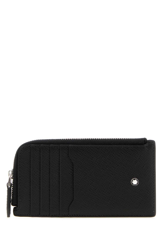 Black leather card holder MONTBLANC (223121)