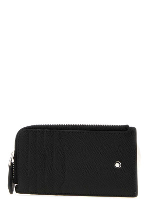 Black leather card holder MONTBLANC (223121)