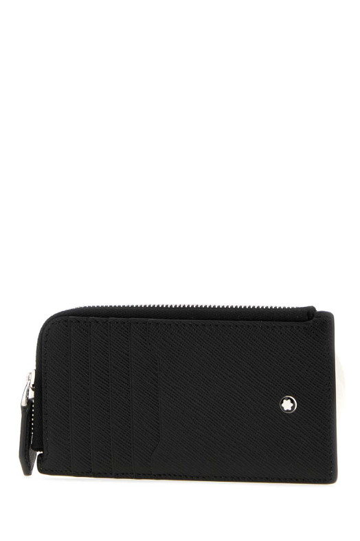 Black leather card holder MONTBLANC (223121)