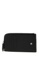 Black leather card holder MONTBLANC (223121)