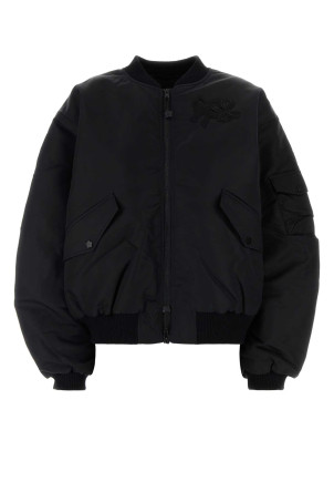 Black nylon bomber jacket Black CECILIE BAHNSEN (226OTW21006)